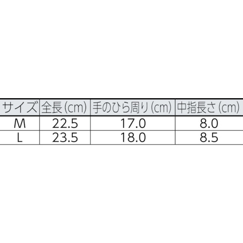 天然ゴム背抜き手袋 10双組 Lサイズ【750-10L】