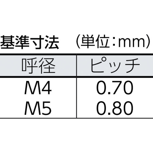 化粧ビス NO.2 黒 M4X10 30個入【B49-0410】