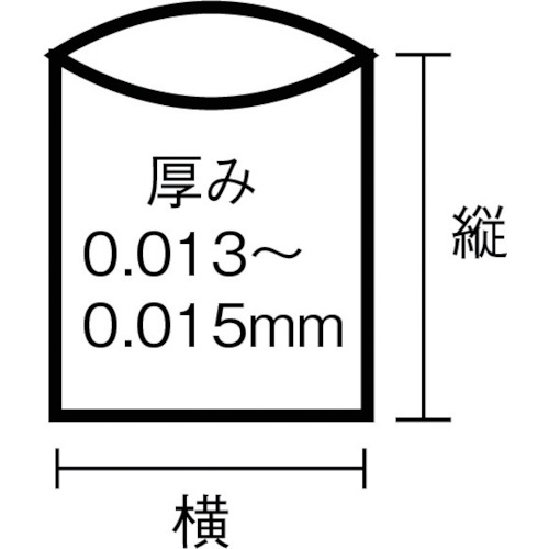 UH54強化ポリ袋45L半透明 50枚【UH54-HCL】