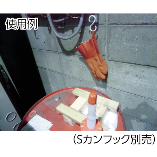 塩化ビニール手袋 フック付 Lサイズ【TGL-650-L】