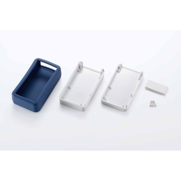 LCS型シリコンカバー付きハンドタイププラスチックケース(電池構造:無/ダークグレー/ダークグレー)【LCS165-N-DD】