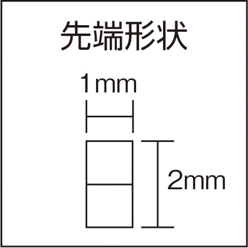 Trinity 先細リードペンチ(溝無)【TM-08】