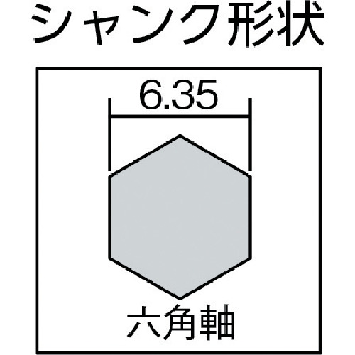 木工用スケールビット6.0mm【NO10-060】
