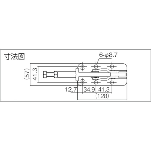 横押し型トグルクランプ(31414)【ISK-SL3500】