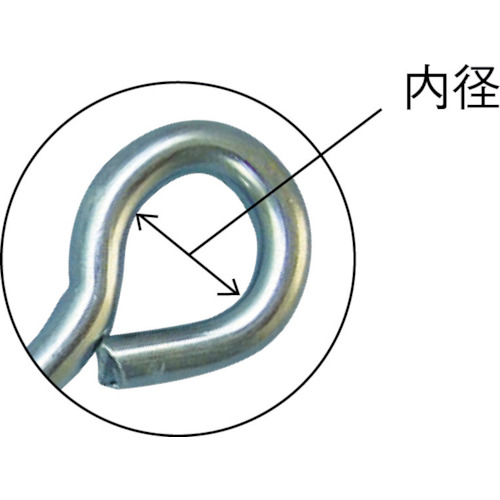 金具 打込カンアイ型 8φ×300mm【KG-17】