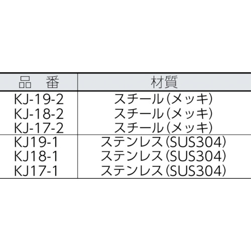 金具 ロープキャッチャー鉄 6φ用【KJ-19-2】