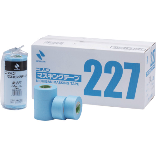 マスキングテープ 227H 24mm×18m(1パック5巻入り)【227H-24】