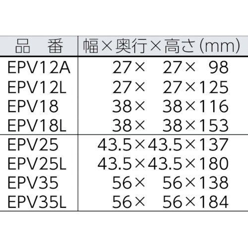 ピストンバイブレータ EPV12L【EPV12L】