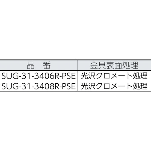 ダーコ3輪タイプキャスター(200-025-057)【SUG-31-KP3408-PSE】