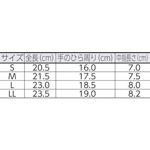 フィットライナーT-280 白 10双組 LL【T280LL】