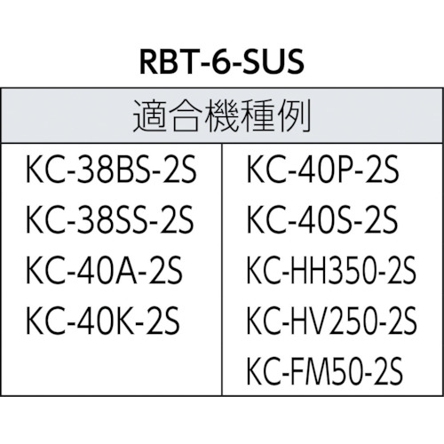 ゴム付ステンレスボルト M6X37【RBT-6-SUS】