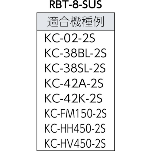 ゴム付ステンレスボルト M8X50【RBT-8-SUS】