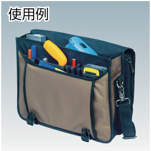 ツール&書類バック400X165X320 27ポケット ブラック【TTB-420R-BK】