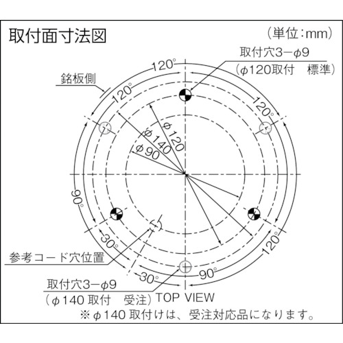 ニコモア VL17R型 LED回転灯 170パイ 赤【VL17M-024AR】