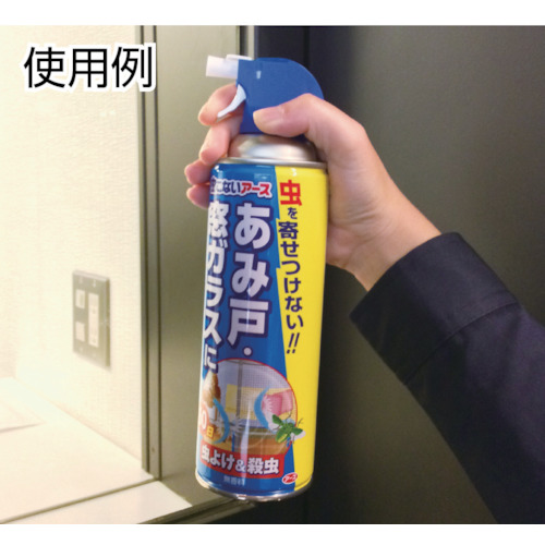 虫こないアースあみ戸・窓ガラスに450ml【256812】