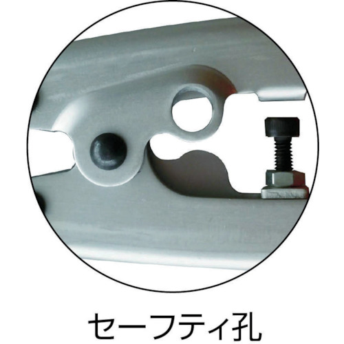 ミニカッター 鉄製ハンドルタイプ 直刃 セーフティ孔付【GW-200-A】