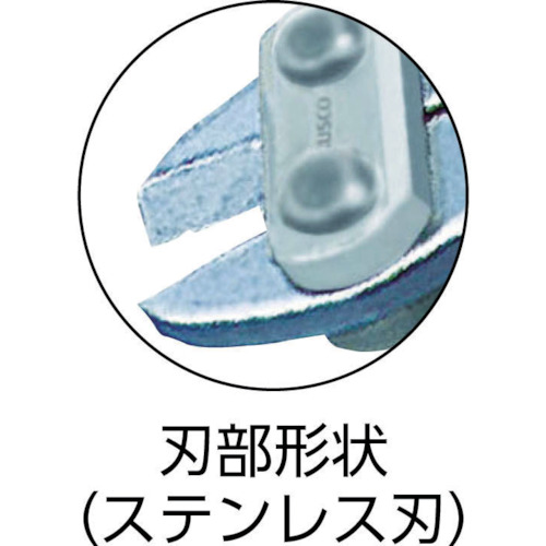 ミニカッター 鉄製ハンドルタイプ ステン刃 セーフティ孔付【GWS-200-A】