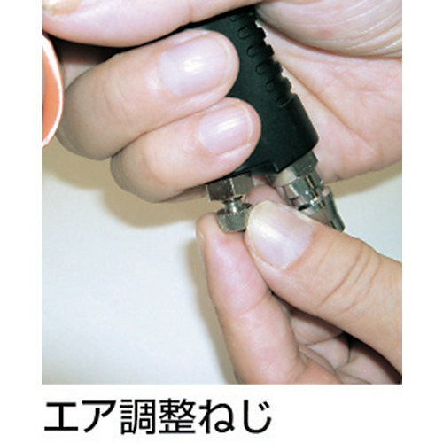 樹脂製エアダスター 空気量調整付 ロングノズル300mm【TD-60R-3R】