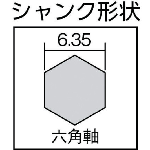 六角シャンク薄板ドリル 9.0mm【ERD-9.0】