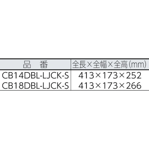 コードレスロータリバンドソー 14.4V 5.0Ah【CB14DBL-LJCK-S】