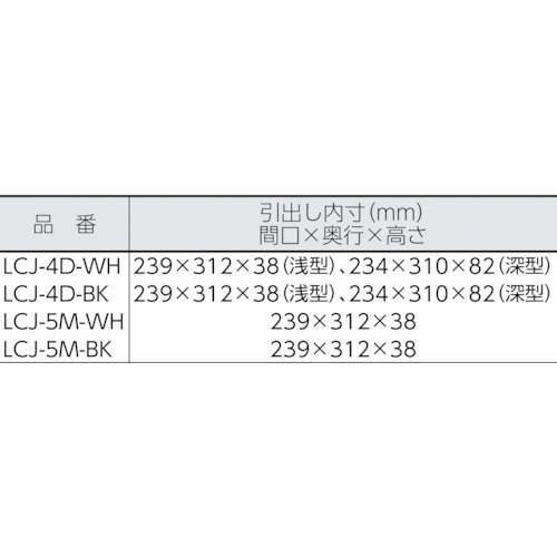 レターケース LCJ-5M-WH 5段 ホワイト【LCJ-5M-WH】