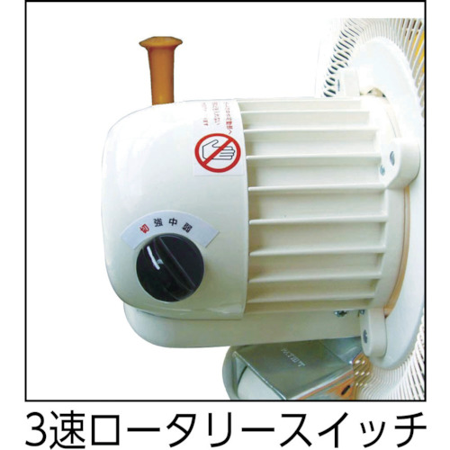 工場扇(大型扇風機)スタンド型樹脂ハネ45cm単相100V【SF-45VS-1VP2】