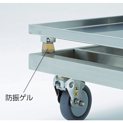 SUS304 防振台車 600X450【SBSD-6045】