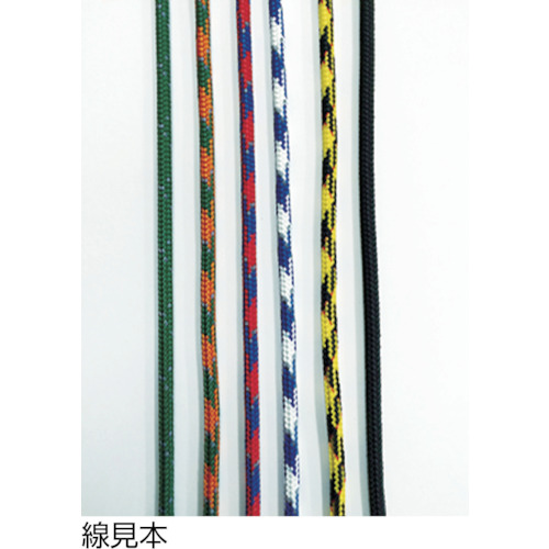 強力カラーコード 4mm×100m(青/白)【PSCC-412】