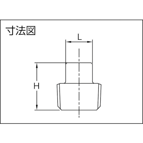 ねじ込み管継手 SUS 四角プラグ 8A【TP-8A】