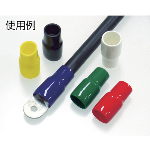 TCVキャップ 22.00mm2用 赤 10個入【TCV-22-R-10】