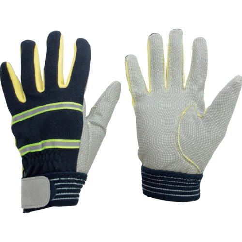 大学生協 割引 耐切創性 防火手袋 MTK-500-NV-L L (人工皮革・滑り止めタイプ) ハンド・アームプロテクション
