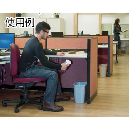 ラバーメイド ソフトウェイストバスケット ブラック【295507】