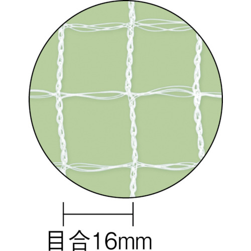 目立ちにくい透明鳥よけネット 2m×4m 白【252232】