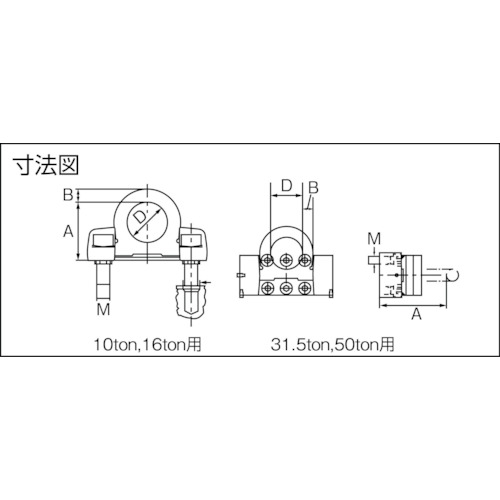 リングシャックル VRBG 10【VRBG-10】