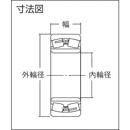 自動調心ころ軸受【21317D1C3】