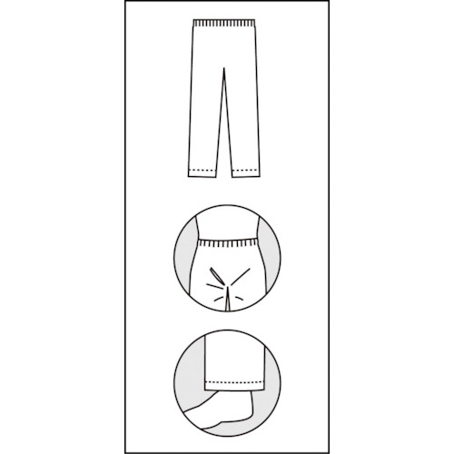 タイベック(R)製ズボン Lサイズ【3580-L】