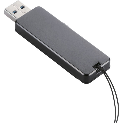 USB3.0フラッシュ 4GB AESセキュリティ機能付 ブラック【MF-ENU3A04GBK】