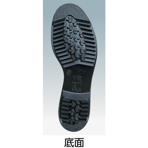 絶縁ゴム底 樹脂先芯入り作業靴 V251JN耐滑絶縁 25.5CM【V251NJTZ-25.5】