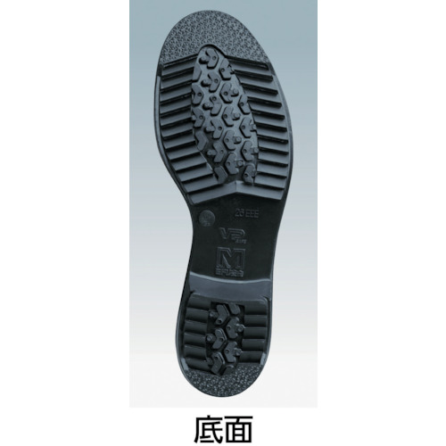 絶縁ゴム底 樹脂先芯入り作業靴 V251JN耐滑絶縁 27.0CM【V251NJTZ-27.0】
