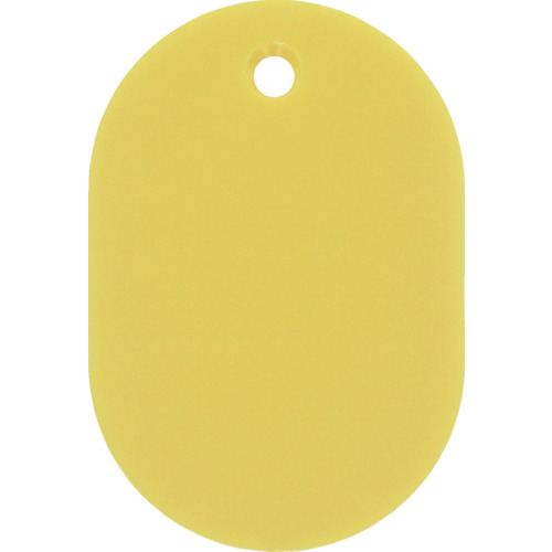 小判札(無地札) 黄 60×40mm スチロール樹脂【200023】