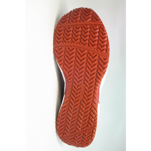 耐滑樹脂先芯入りスニーカー 黒 25.0cm【V206BK-25.0】