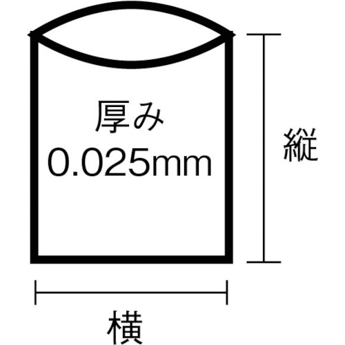 スタンダートポリ袋14号(0.025mm)【LY14】