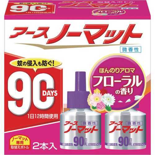 ノーマット 取替えボトル90日用微香性 2本入【121417】