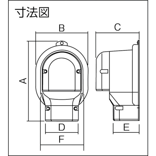 壁面取出しカバーPタイプ 排じん&換気機能付きエアコン用【DAS2604W】