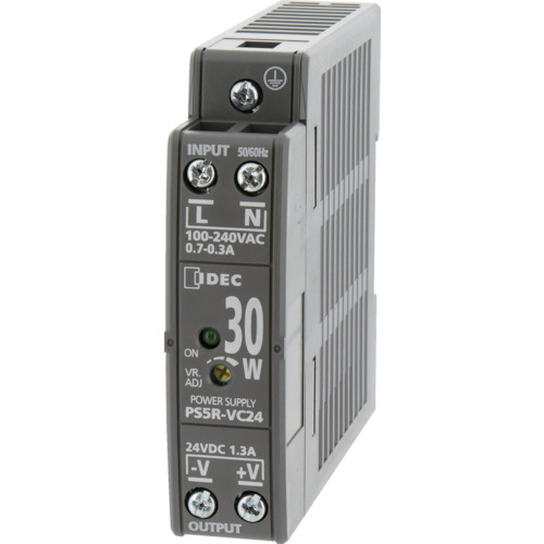 PS5R-V形スイッチングパワーサプライ(薄形DINレール取付電源)【PS5R-VC24】
