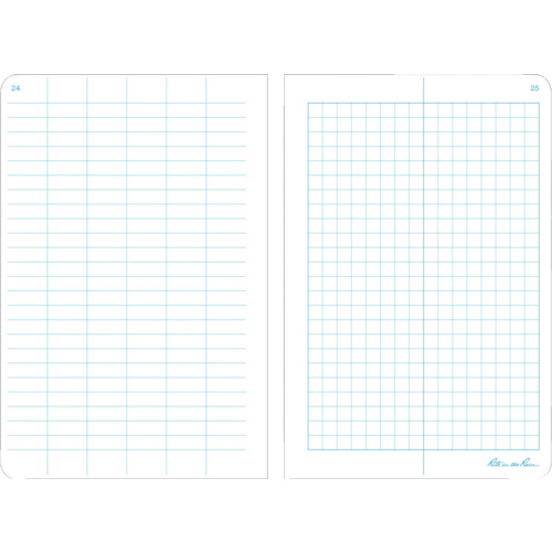 4 5/8X7 ステイプルノートブック(3冊セット) フィールド【351FX】