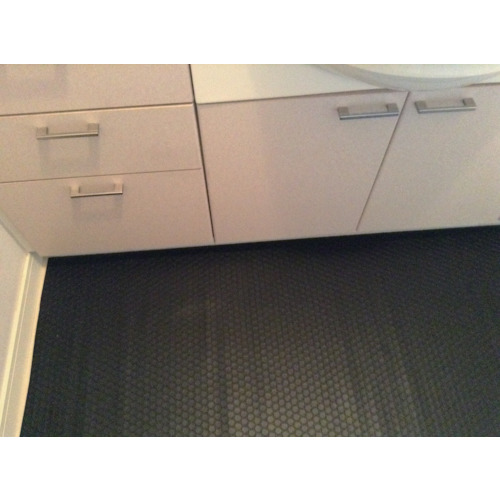 塩ビ養生マット コイン グレー 1.3mm厚×920mm×20m巻【003025】