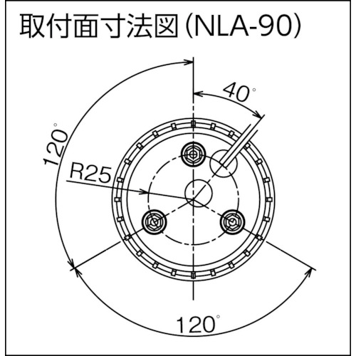 小型LED回転灯 フラッシャーランタン赤【NLA-90R-100】