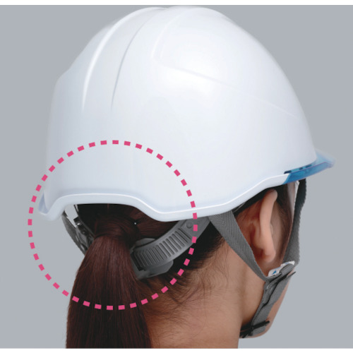 女性用ヘルメット LSC-11PCL α ホワイト/ブルー【LSC-11PCL-ALPHA-W/BL】