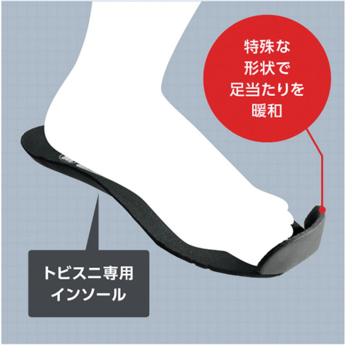 屈曲作業向けプロスニーカー TS-115Nホワイト 25.5cm【TS-115N-W-25.5】